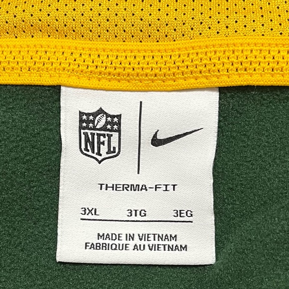 Men's NFL Green Bay Packers Nike Full-Zip Hoodie, 3XL - Picture 4 of 10